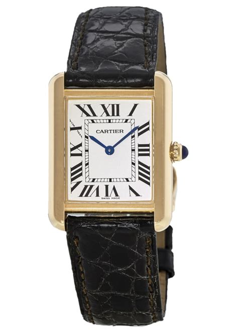 cartier women tank watch|pre owned cartier tank solo.